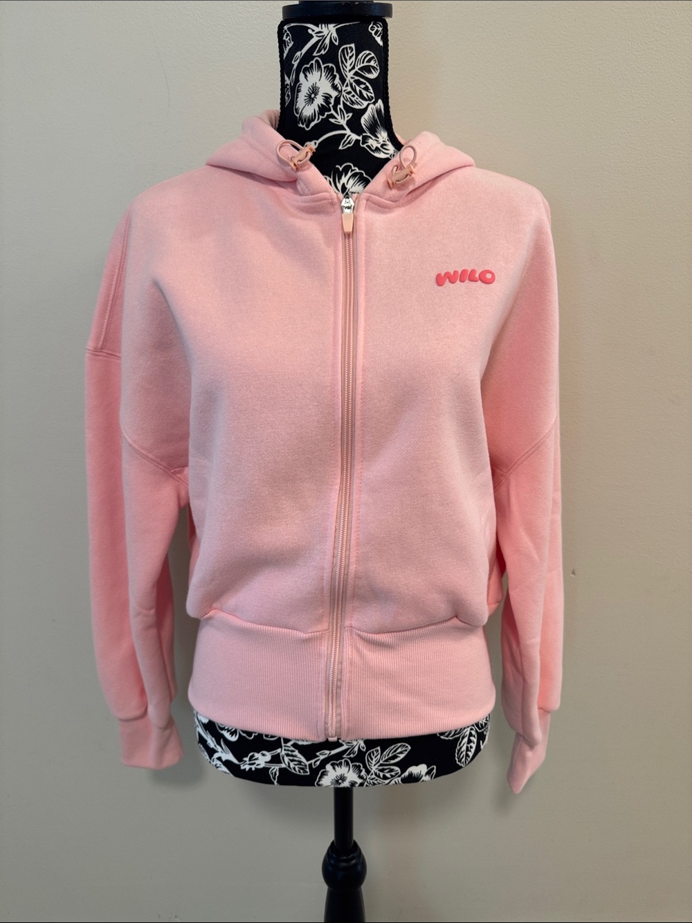 Wilo the Label Wellness Club crop zip hoodie - Picture 2 of 4